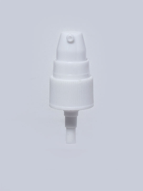 White PP Plastic 20-410 ribbed Skirt Treatment Pump